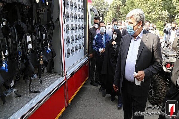 تجهیزات جدید و ایستگاه 132 آتش‌نشانی شهرداری تهران