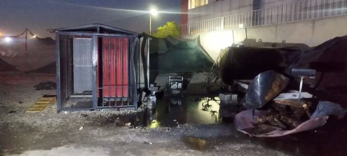 انفجار تانکر در کارگاهی در بزرگراه آزادگان