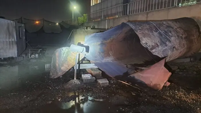 انفجار تانکر در کارگاهی در بزرگراه آزادگان