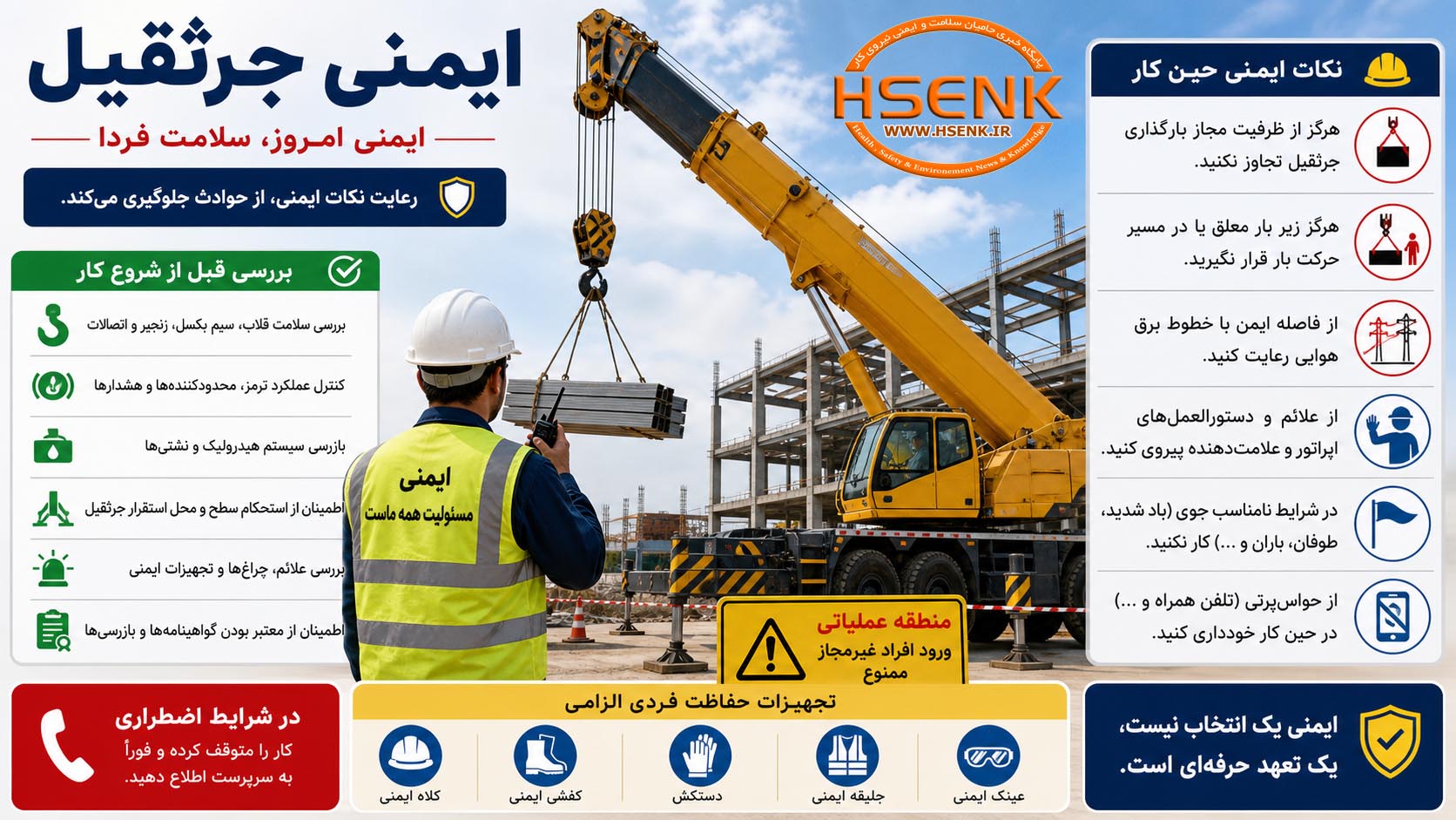 ایمنی جرثقیل