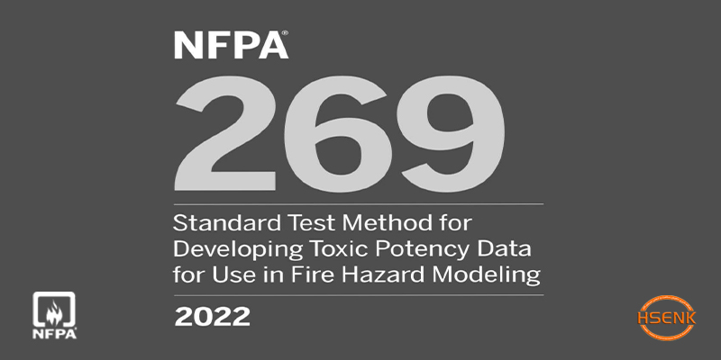 NFPA 269 Standard Test Method for Developing Toxic Potency Data for Use in Fire Hazard Modeling