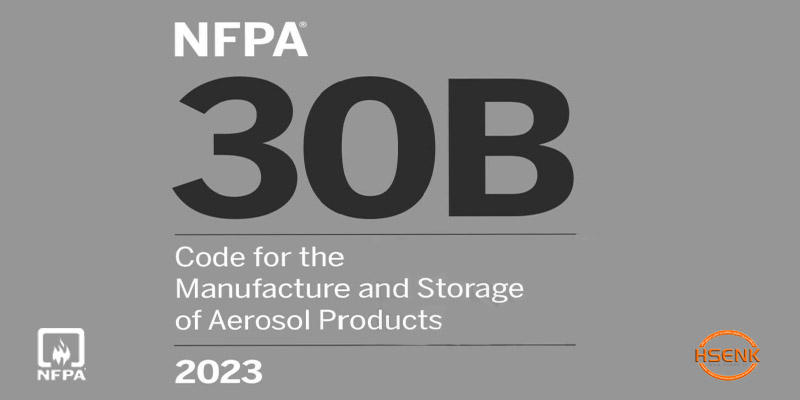 NFPA 30B Code for the Manufacture and Storage of Aerosol Products