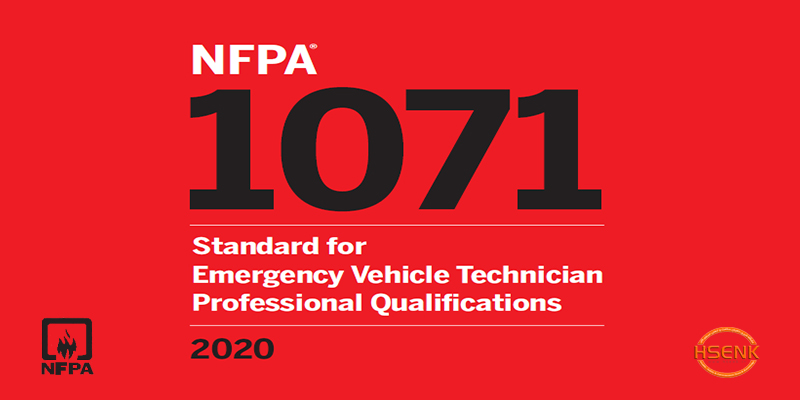 NFPA 1071 Standard for Emergency Vehicle Technician Professional Qualifications