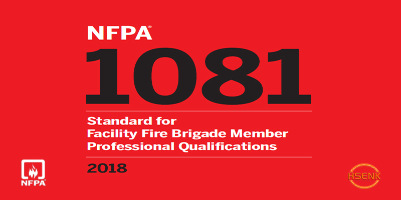 NFPA 1081 Standard for Facility Fire Brigade Member Professional Qualifications