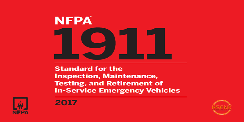 NFPA 1911 Standard for the Inspection, Maintenance, Testing, and Retirement of In-Service Emergency Vehicles