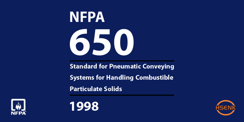 NFPA 650 Standard for Pneumatic Conveying Systems for Handling Combustible Particulate Solids