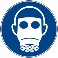 استفاده از حفاظت تنفسی الزامی است