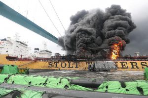 انفجار در نفتکش های کره جنوبی