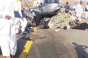 برخورد تانکر حامل سوخت با خودرو پژو در ایرانشهر جان ۷ نفر را گرفت