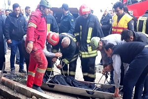 کشته و زخمی شدن دو کارگر در حاشیه پل داروپخش اردبیل