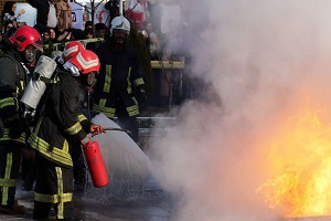 آتش‌سوزی مدرسه‌ای در همدان ۱۱ مصدوم برجا گذاشت