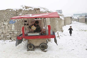 سرما در افغانستان ۱۷ قربانی گرفت