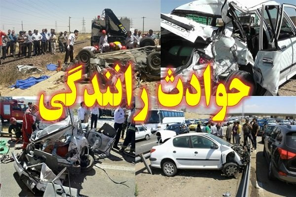 واژگونی اتوبوس تهران-میانه با ۴۰ سرنشین در البرز/فوت دو سرنشین
