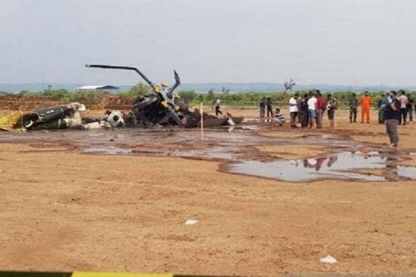 سقوط بالگرد در اندونزی ۹ کشته و زخمی برجای گذاشت
