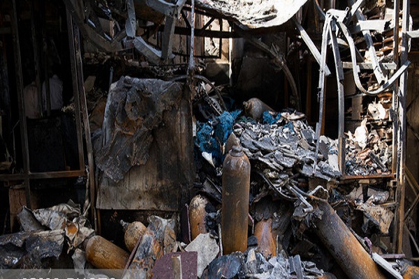 کشته و زخمی شدن ۵ نفر بر اثر حریق در کارخانه اکسیژن باقرشهر