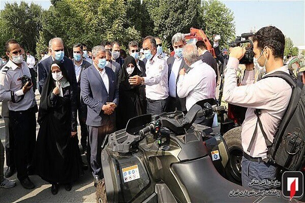 تجهیزات جدید و ایستگاه ۱۳۲ آتش‌نشانی شهرداری تهران رونمایی شد