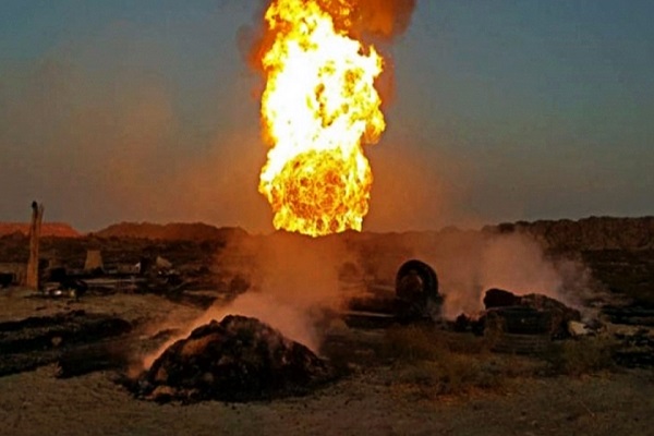 مصدومیت ۵ کارگر بر اثر انفجار لوله گاز در عراق