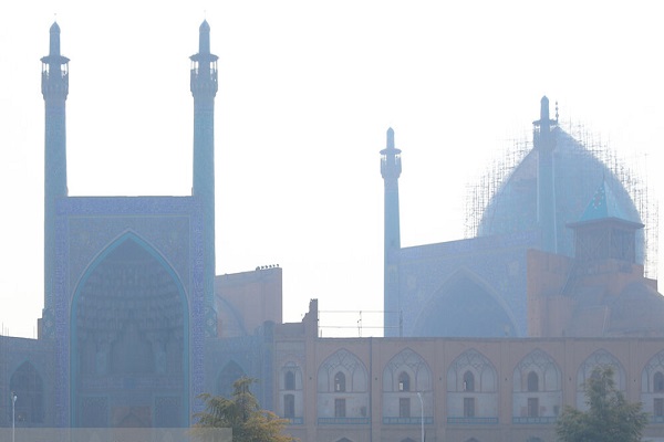 آلودگی هوای اصفهان در آلوده‌ترین روز سال + تصاویر