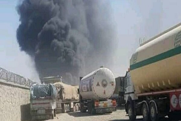 آتش سوزی در مرز ماهیرود در خاک افغانستان/آتش‌سوزی در گمرک ابونصر فراهی داخل ایران خسارت نداشت