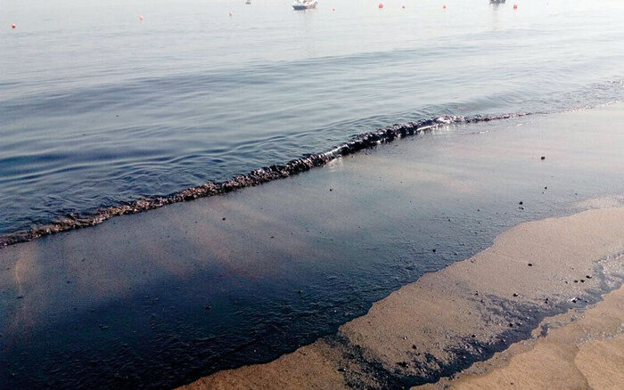 آلودگی نفتی در ساحل بوشهر پاک‌سازی شد