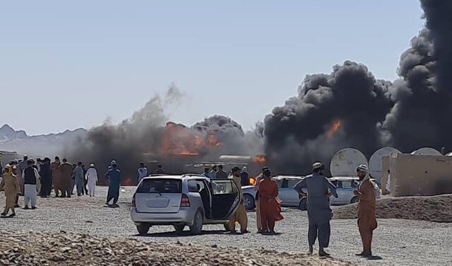 آتش‌سوزی گمرک مرزی ایران و افغانستانآتش‌سوزی گمرک مرزی ایران و افغانستان