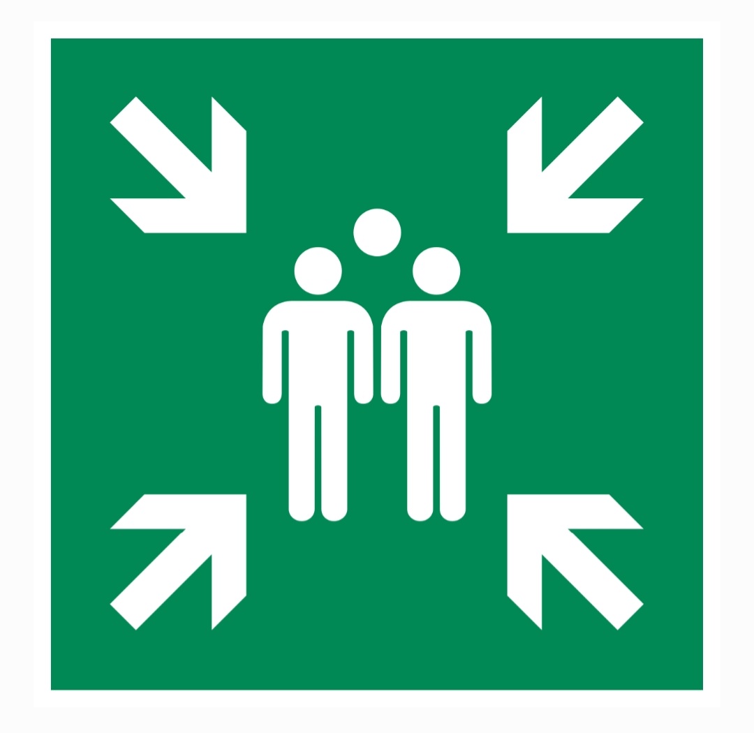 علائم ایمنی محل تجمع ایمن