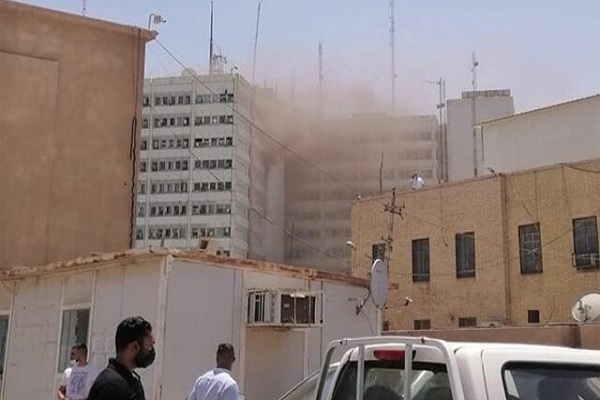 آتش‌سوزی در ساختمان وزارت بهداشت عراق