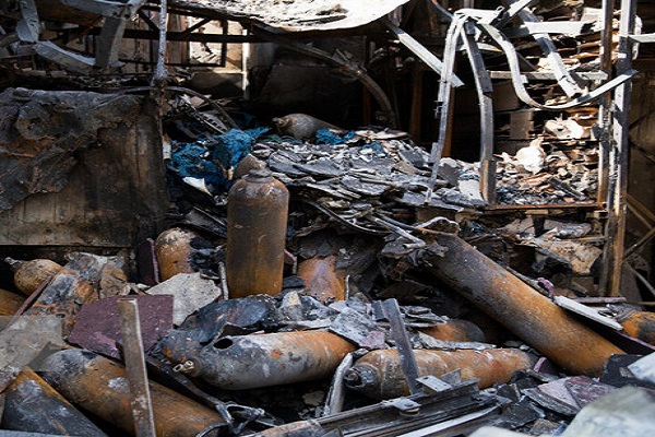سهل انگاری علت حادثه آتش سوزی کلینیک سینا مهر