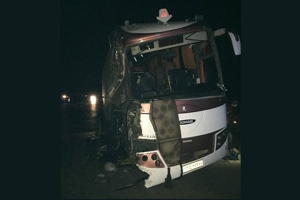 تصادف اتوبوس و کامیون در محور طبس – بشرویه ۴ کشته و ۶ مصدوم داشت