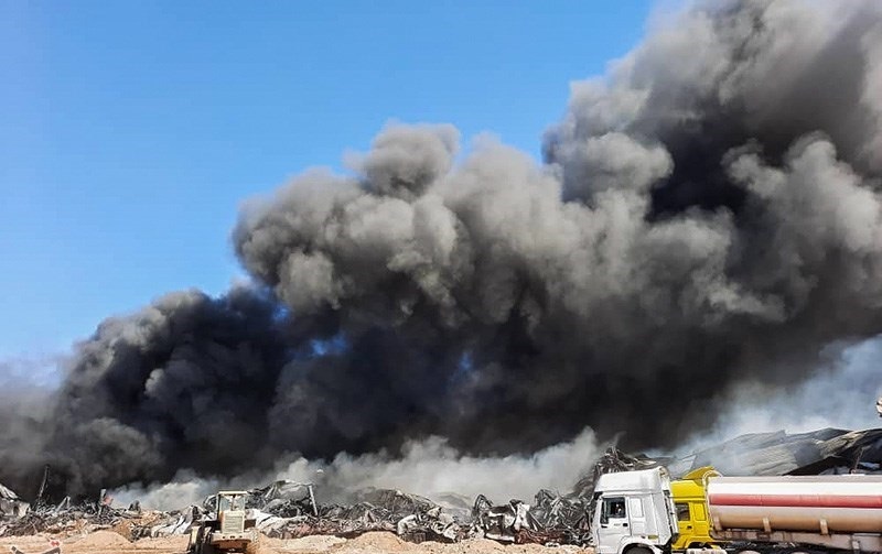 📽 ویدئو / وضعیت کارخانه طبیعت یک روز پس از آتش‌ سوزی