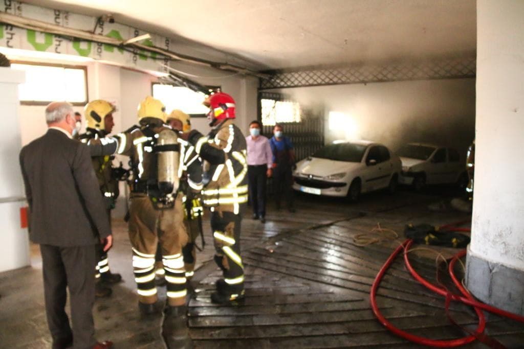 آتش سوزی بیمارستان دی تهران