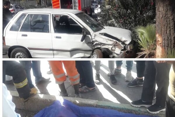 تصادف در شیراز یک کشته و ۲ مصدوم به جای گذاشت
