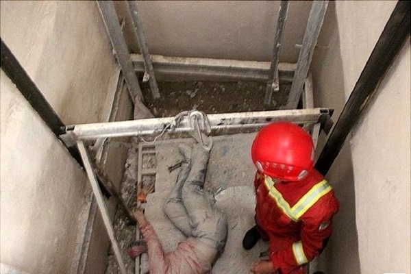 مرگ و مصدومیت چهار کارگر نصاب آسانسور