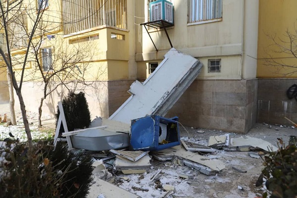 انفجار گاز در کوی صادقیه اراک موجب تخریب ۶ واحد مسکونی شد