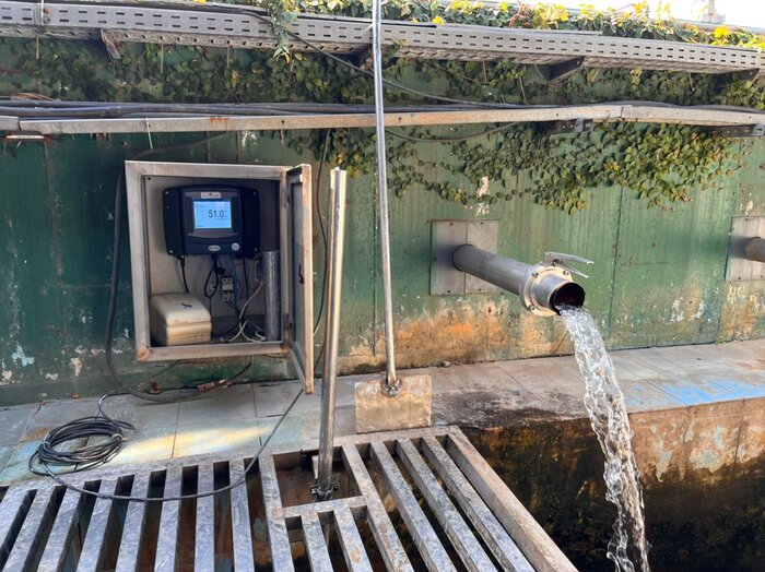 آلودگی نهر تجرود آمل