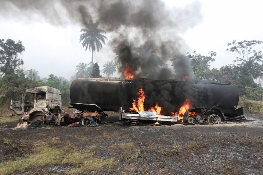 انفجار پالایشگاه نفت در نیجریه