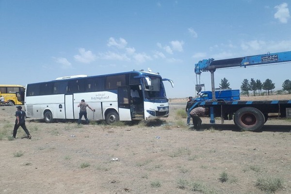 حادثه برای اتوبوس کربلا – مشهد در سبزوار