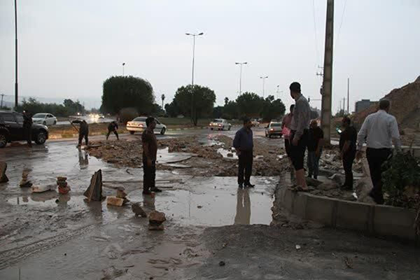 📽 ویدئو /  لحظه ورود سیلاب به منطقه مزایجان بوانات فارس