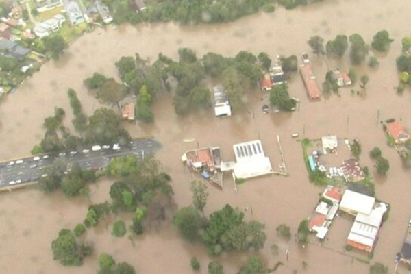 تخلیه مناطقی از سیدنی در پی وقوع سیلاب