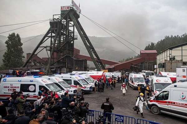 ۴۰ کشته بر اثر انفجار معدن در ترکیه