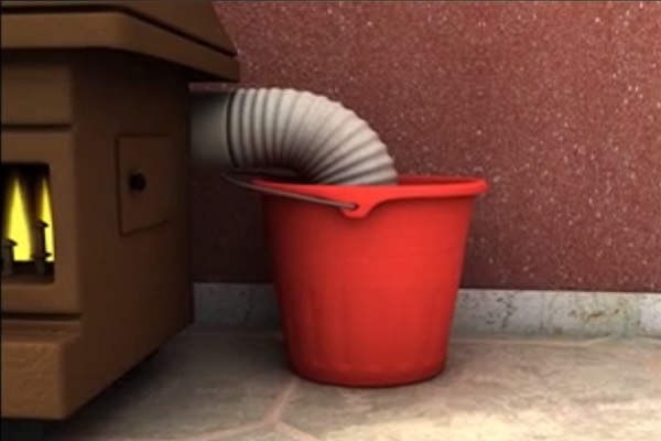 🎥 ویدئو / قرار دادن دودکش در سطل آب