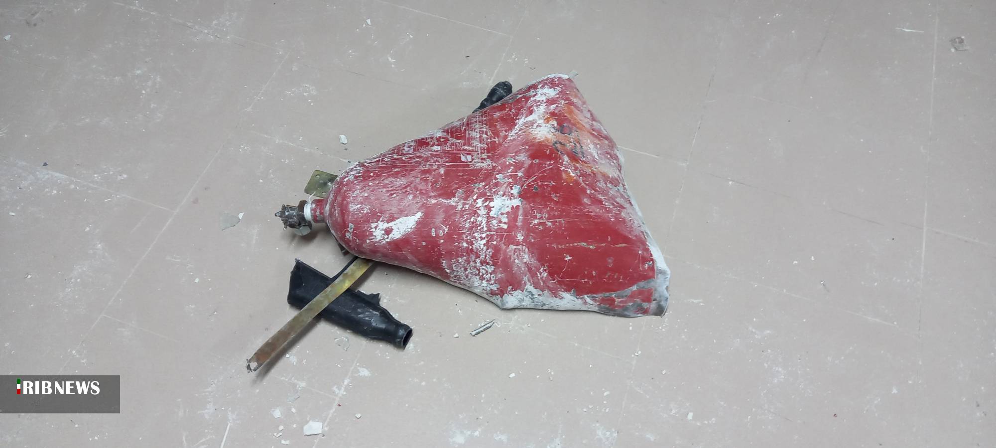 انفجار کپسول آتش نشانی در بیمارستان یاسوج