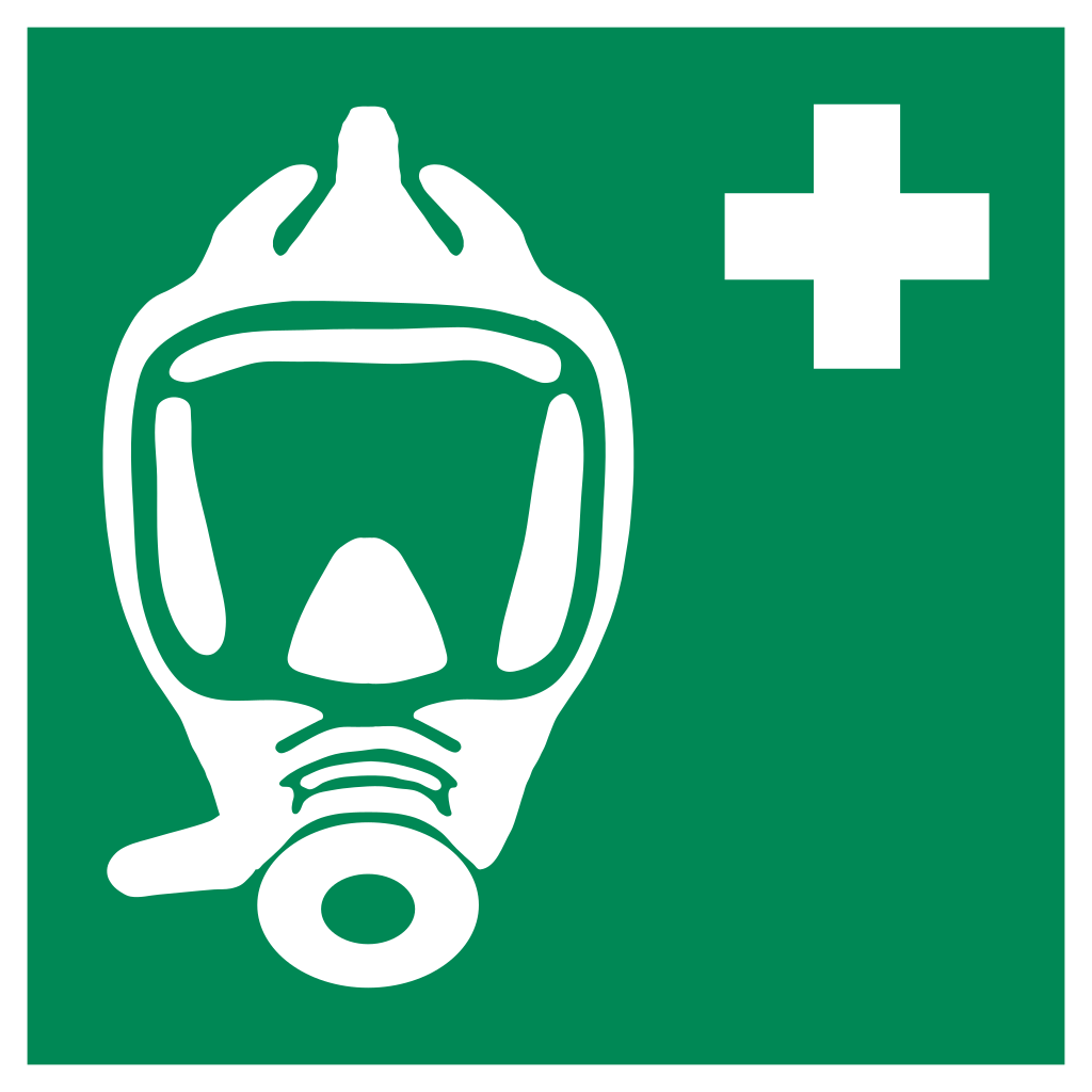 علامت ماسک فرار (دستگاه تنفسی فرار اضطراری)