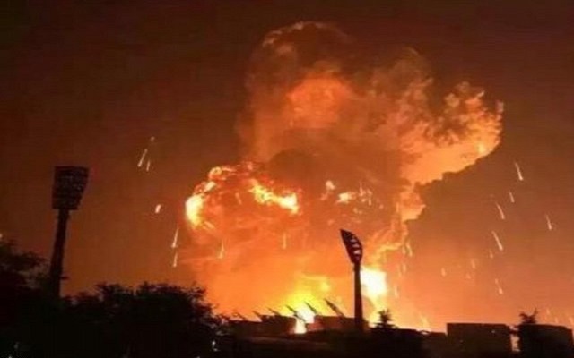 انفجار گاز در یک کارخانه در فوکوشیما