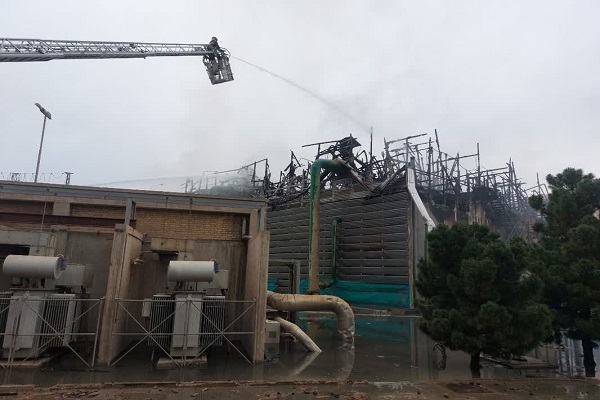 گزارش تکمیلی از حریق فوق سنگین در نیروگاه شهید عباسپور درچه