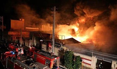 🎥 آتش سوزی بازارچه نقده ۳۵ مصدوم برجای گذاشت