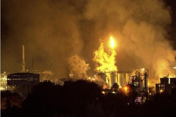 انفجار در یک کارخانه مواد شیمیایی در ژاپن