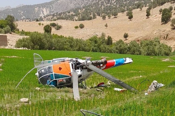 حادثه برای بالگرد اورژانس در حین ماموریت امدادی