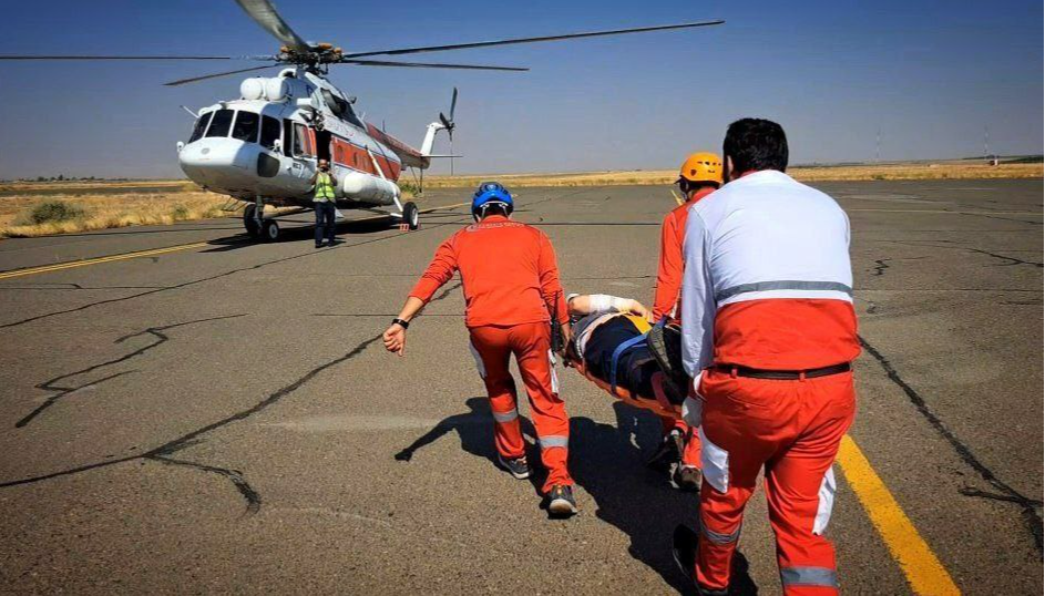 مانور ساعت صفر در فرودگاه زنجان به منظور ارتقاء آمادگی پاسخگویی هلال‌احمر به حوادث برگزار شد