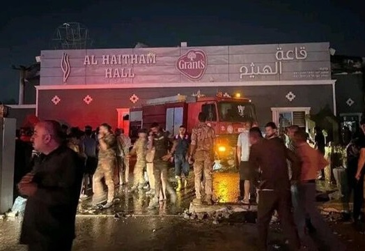 🎥 ویدئو/ آتش‌سوزی در تالار عروسی در شمال عراق/ بیش از ۶۰۰ نفر کشته و زخمی شدند